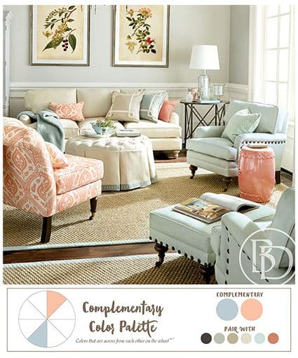 اساسيات التصميم الداخلي وفن الديكور 4 الألوان المتممة - اساسيات التصميم الداخلي وفن الديكور - Fundamentals Of Interior Design And Decoration Art