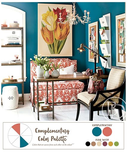 اساسيات التصميم الداخلي وفن الديكور 5 الألوان المتممة - اساسيات التصميم الداخلي وفن الديكور - Fundamentals Of Interior Design And Decoration Art