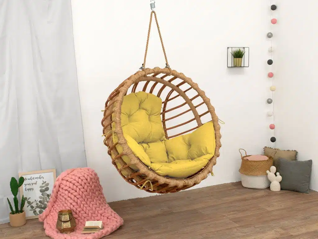 6 من أفضل أنواع الديكور الداخلي للكراسي المتأرجحة في الباحات المنزلية